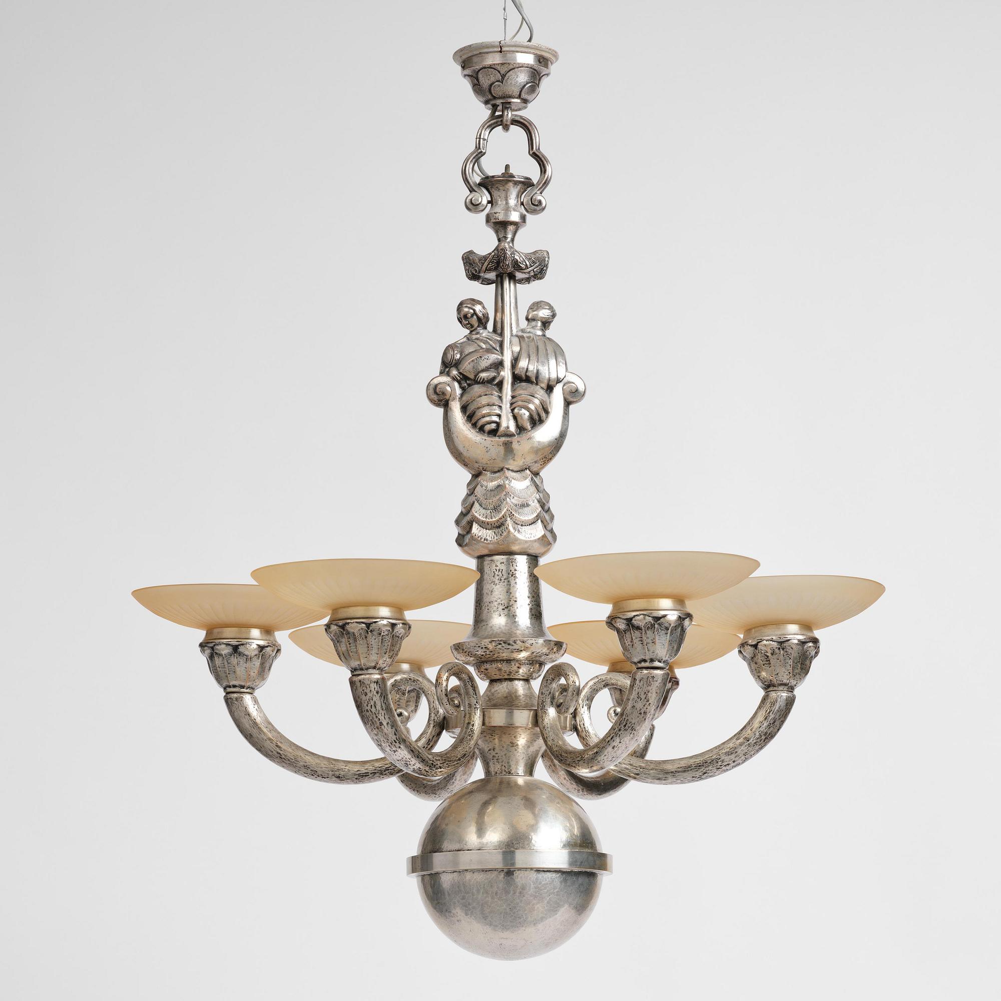 Per Torndahl, taklampa, Swedish Grace, Atelier Torndahl, 1920-tal.