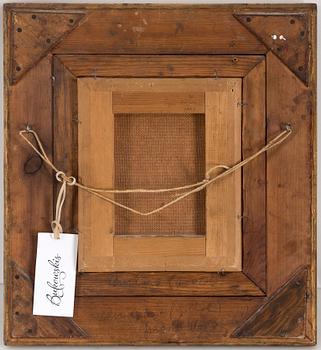 OLOF SAGER-NELSON, oil on panel, signed Olof Nelson and dated 1887.