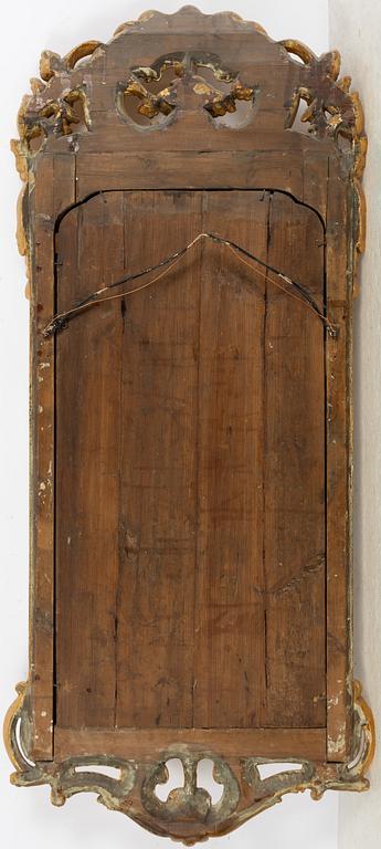 A Rococo mirror, second half of the 18th century.