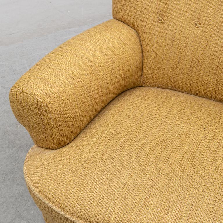 An easy chair by Carl Malmsten for OH Sjögren, second half of the 20th Century.