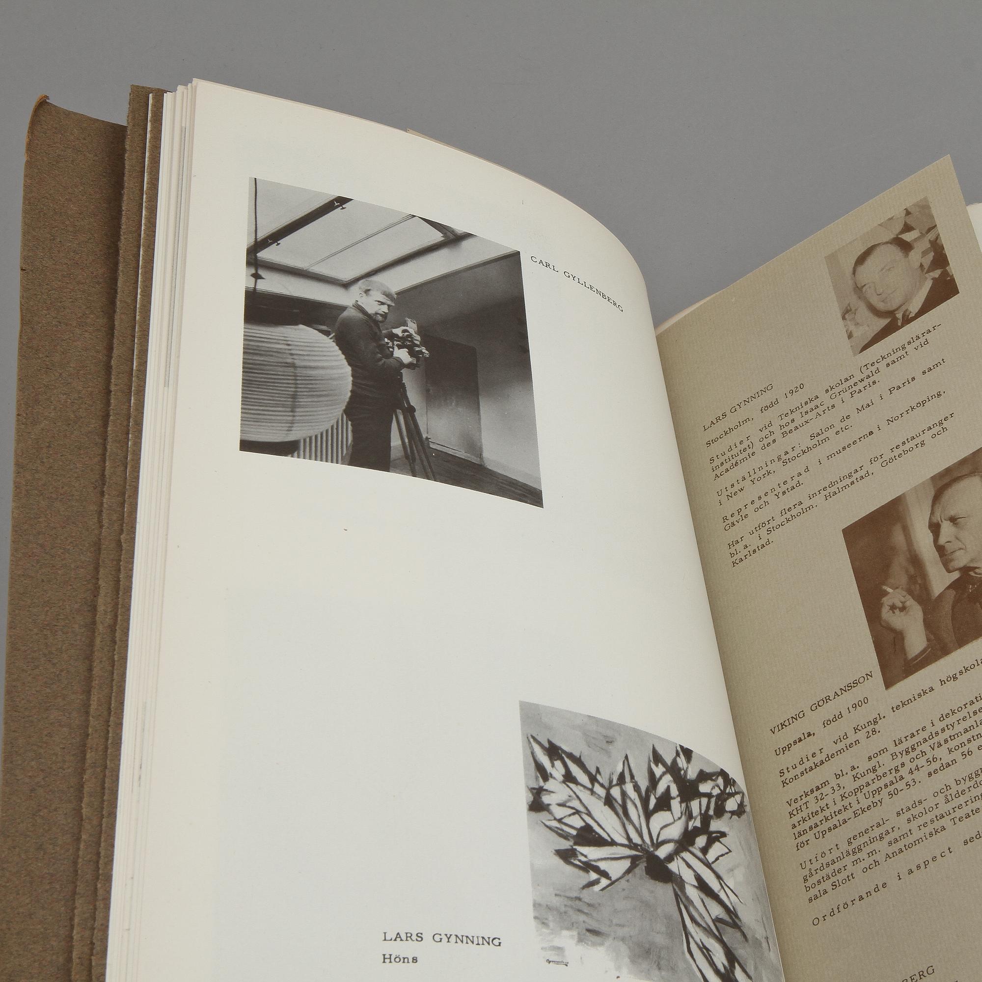 KONSTKATALOG, "Document aspect 61", samt BOK, Jean Tinguely, "A Magic Stronger than Death".