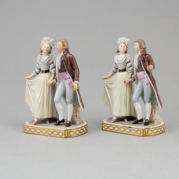 Two Royal Copenhagen porcelain figures, Denmark, beginning of 20th century.