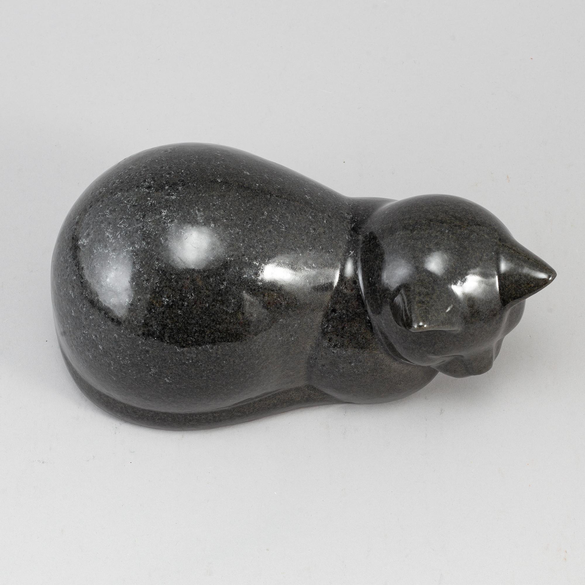 LISA LARSON, figurin, stengods, "Moses", Gustavsberg, signerad.