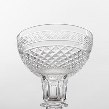 Elis Bergh, glasservis, 42 delar, "Kent", Kosta.