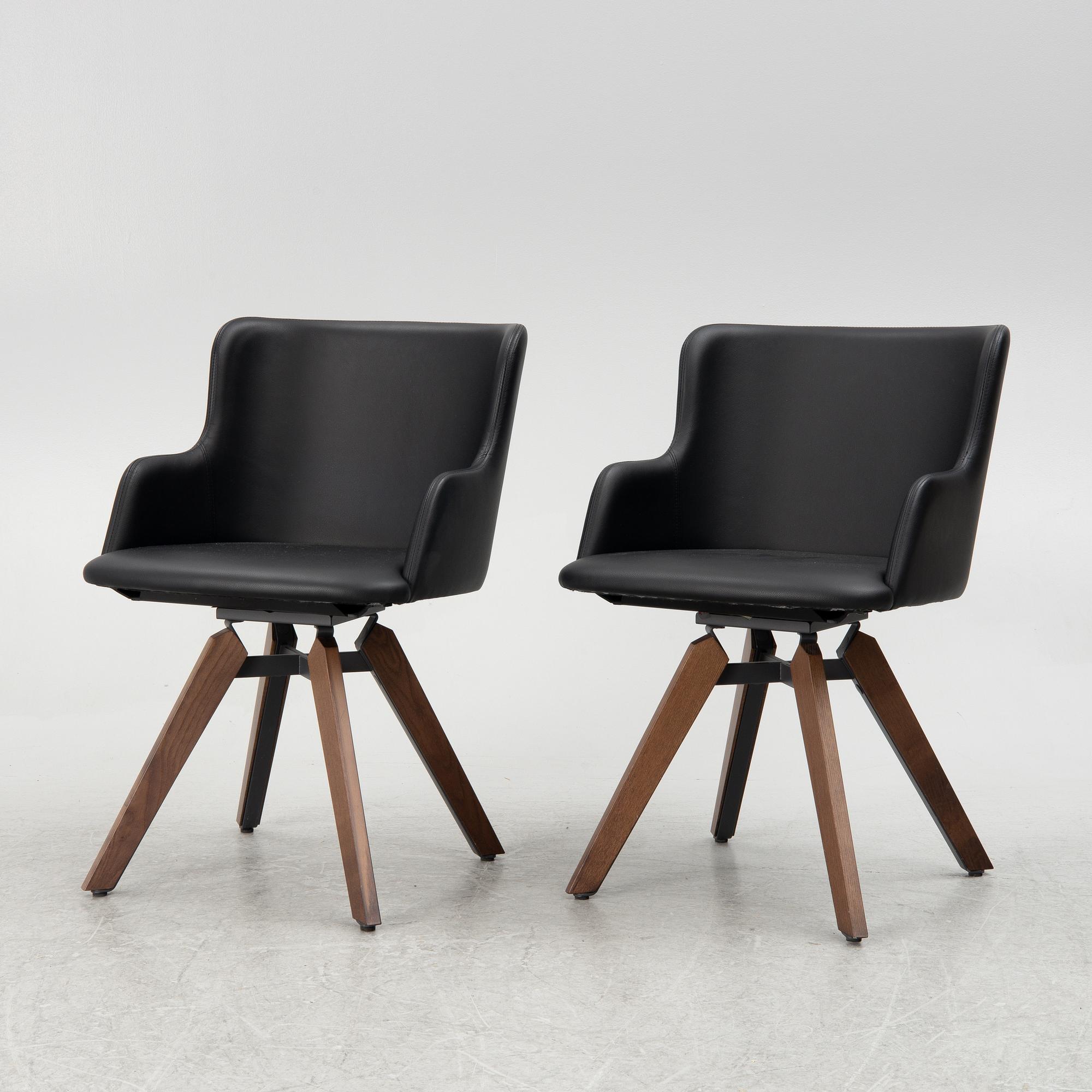 Studio Kronos, six "Mulan" chairs, Cattelan, Italia.