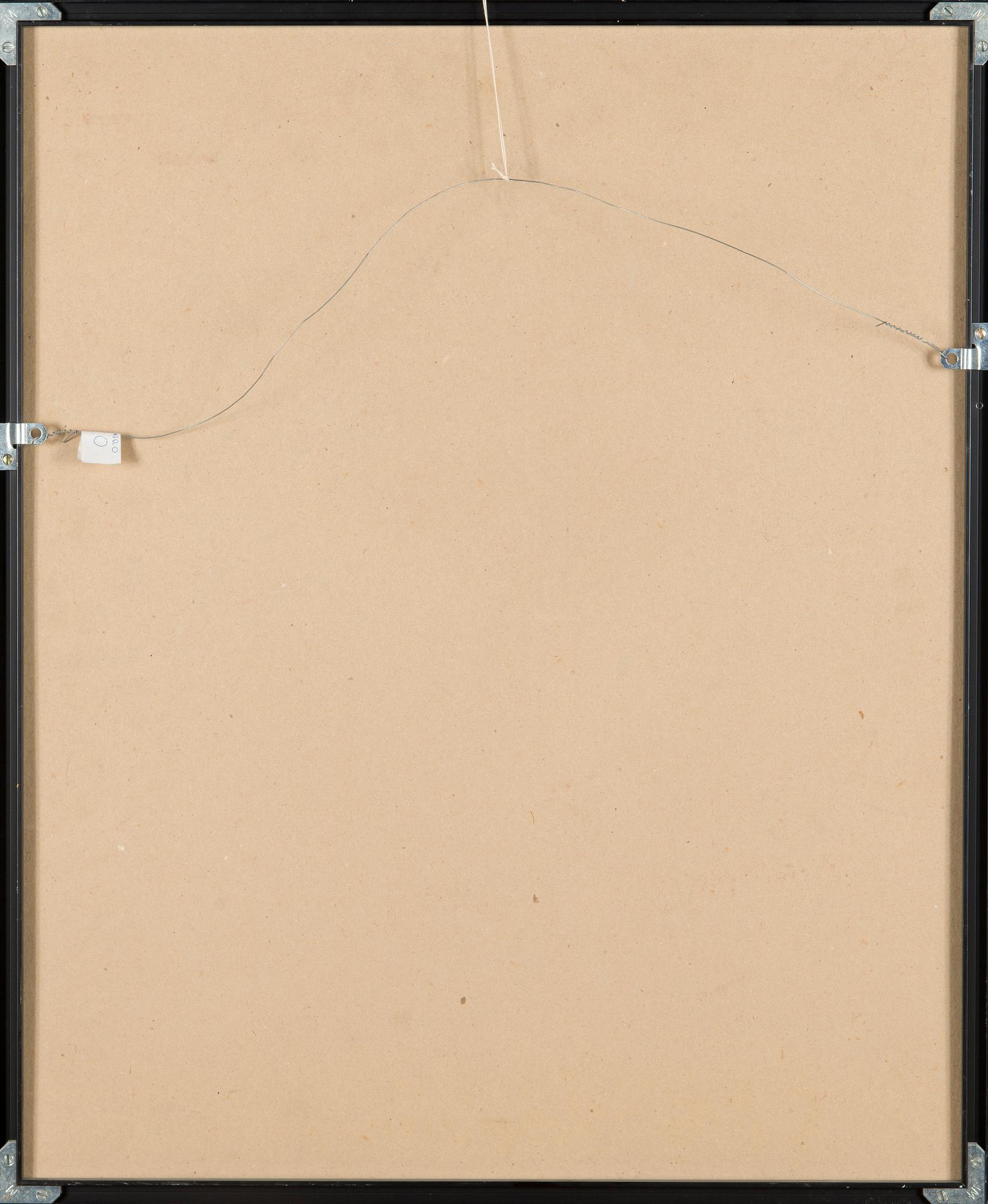 Pentti Kaskipuro, "Postikorttitytöt". Signerad och daterad 1974.