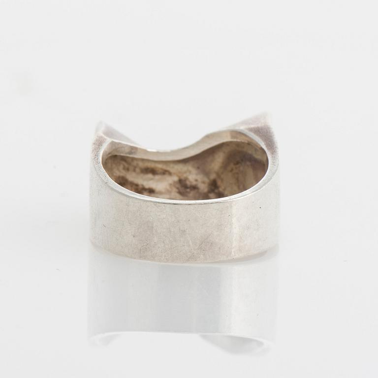 RING, Lapponia 1979, silver.