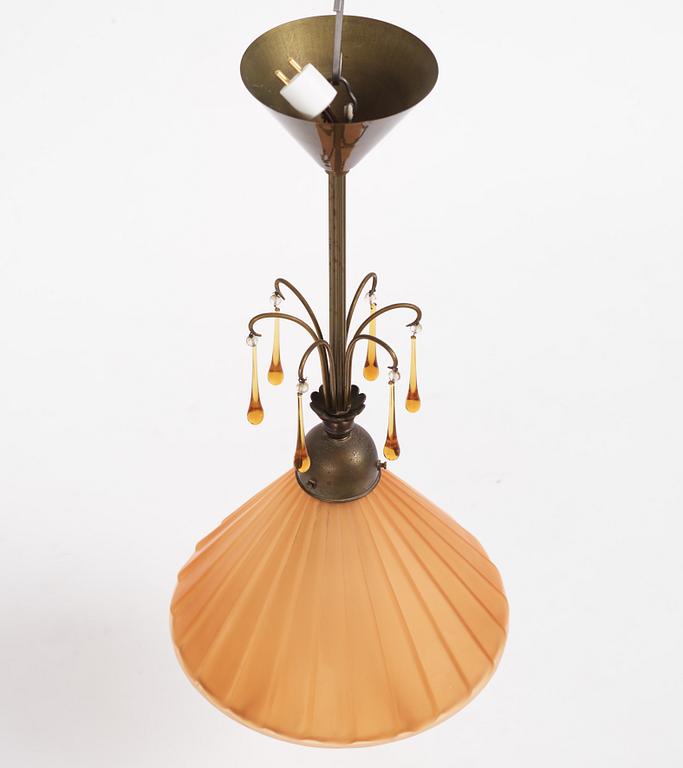 Harald Notini, a ceiling lamp, model "6519", Arvid Böhlmarks Lampfabrik, 1920s-1930s.