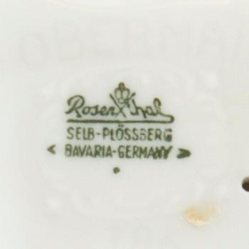 Figuriner 5 st Rosenthal/Rudolstadt Tyskland 1900-talets mitt porslin.