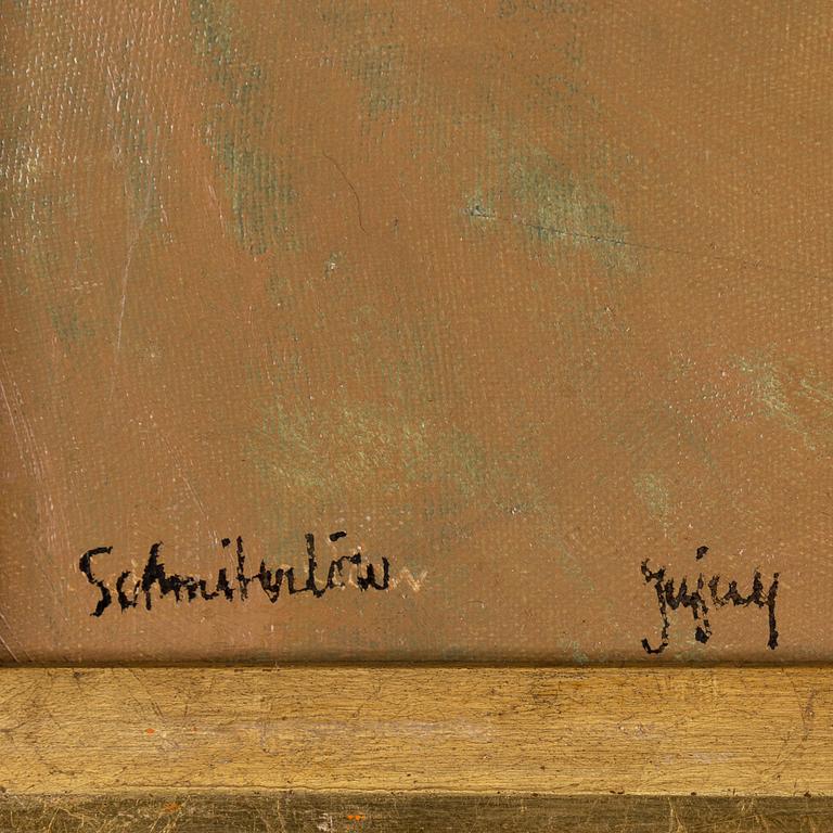 BERTRAM SCHMITERLÖW, oil on canvas, signed Jujuy (province in Argentina).