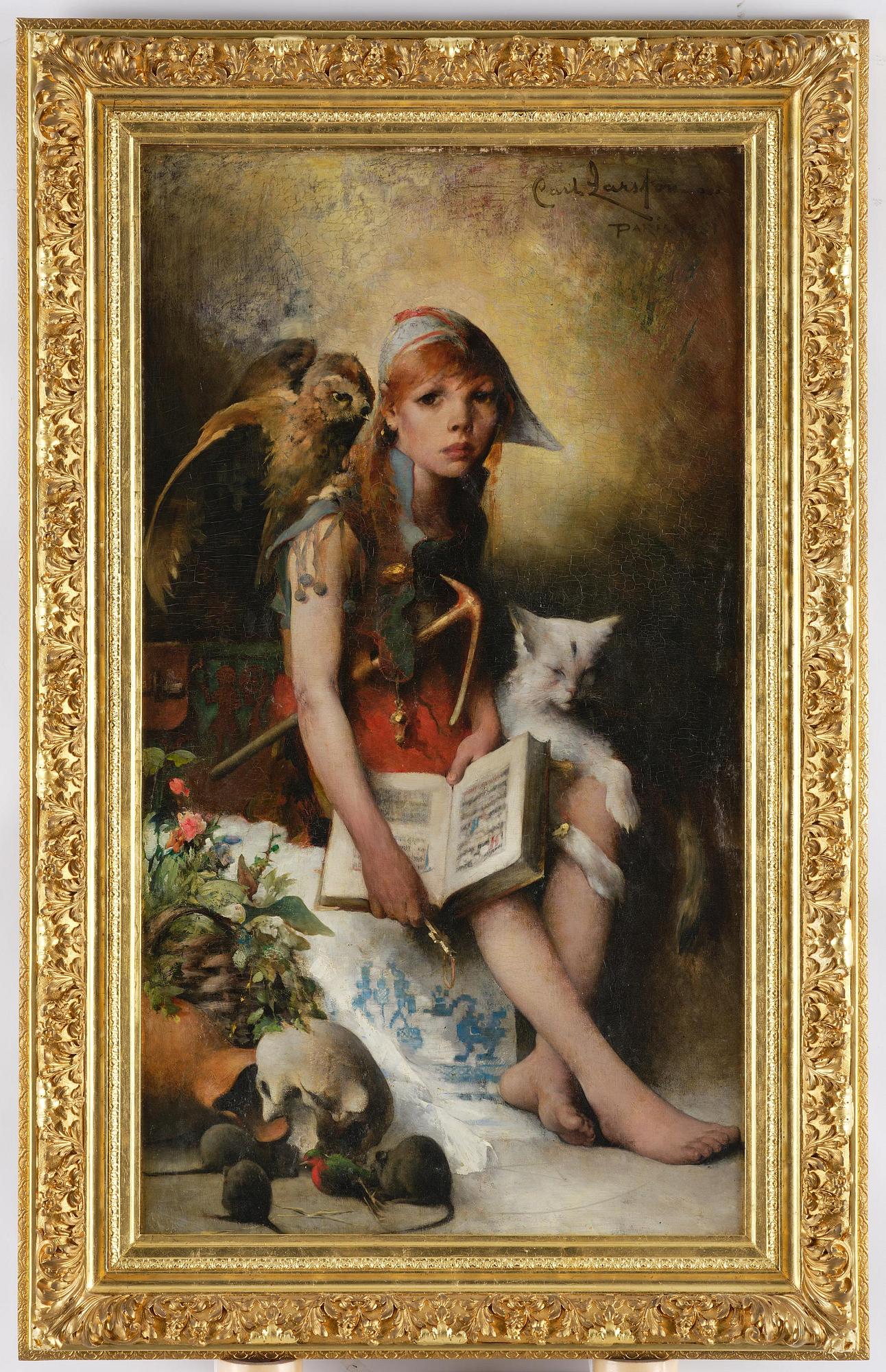 Carl Larsson, "Häxans dotter" ("The Witches daughter").