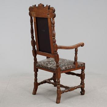 KARMSTOL, barock, 1700-tal.