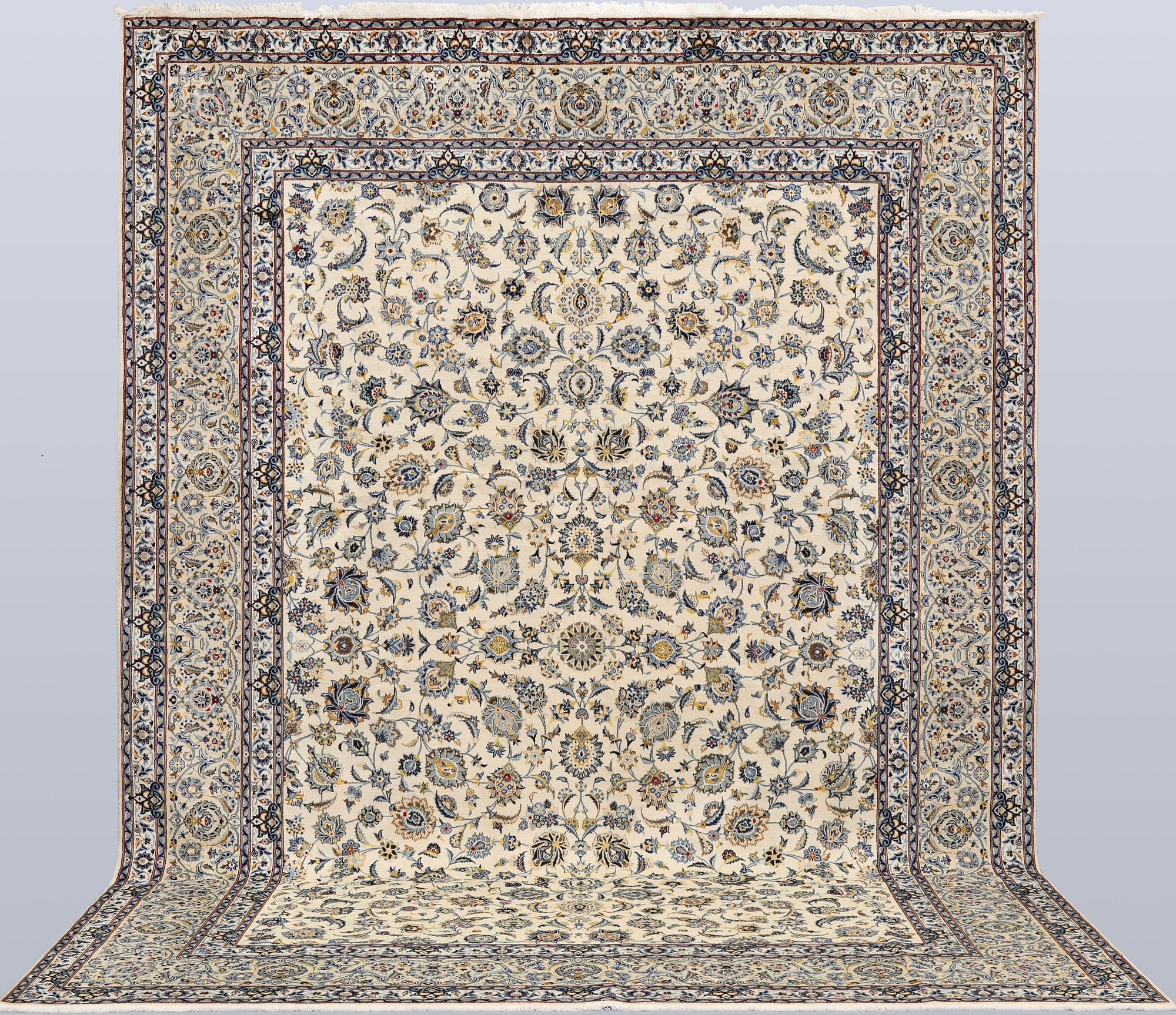A Keshan carpet, 415 x 303 cm.