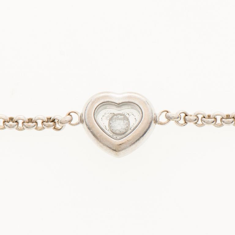 A CHOPARD BRACELET, "Happy Diamonds", brilliant cut diamond, 18K white gold.