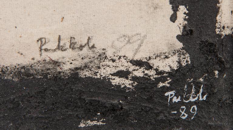 Mikko Paakkola, sekatekniikka, signeerattu ja päivätty -89.