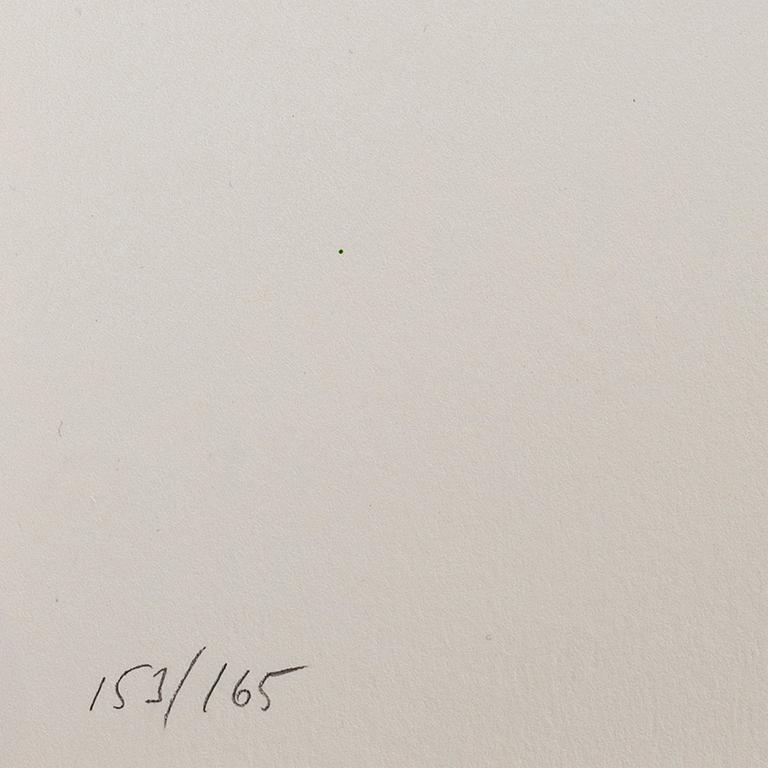 Makode Linde, lithograph, signed and numbered 153/165.