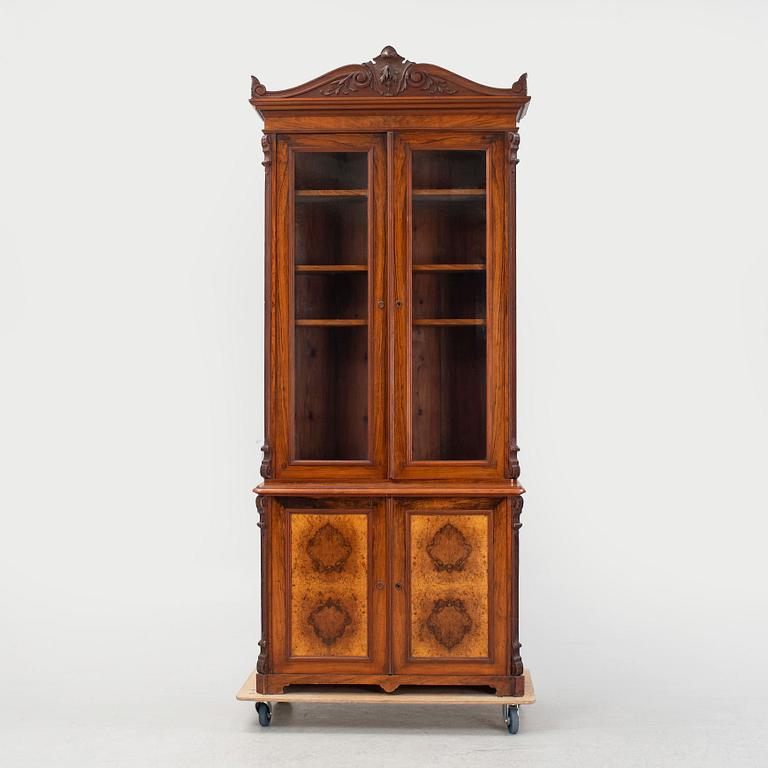 A book cabinet, 1870's.