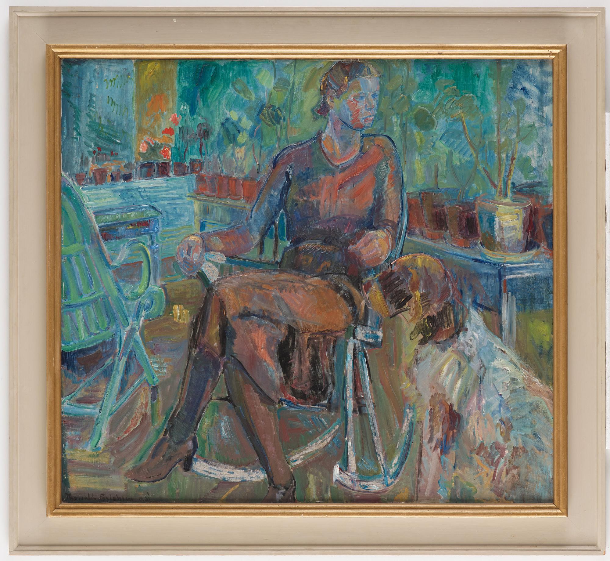 Thorvald Erichsen, "On the veranda" (På verandaen).