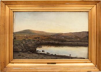 Theodore Esbern Philipsen, oil on canvas (laid on canvas?), signed and dated 1868.