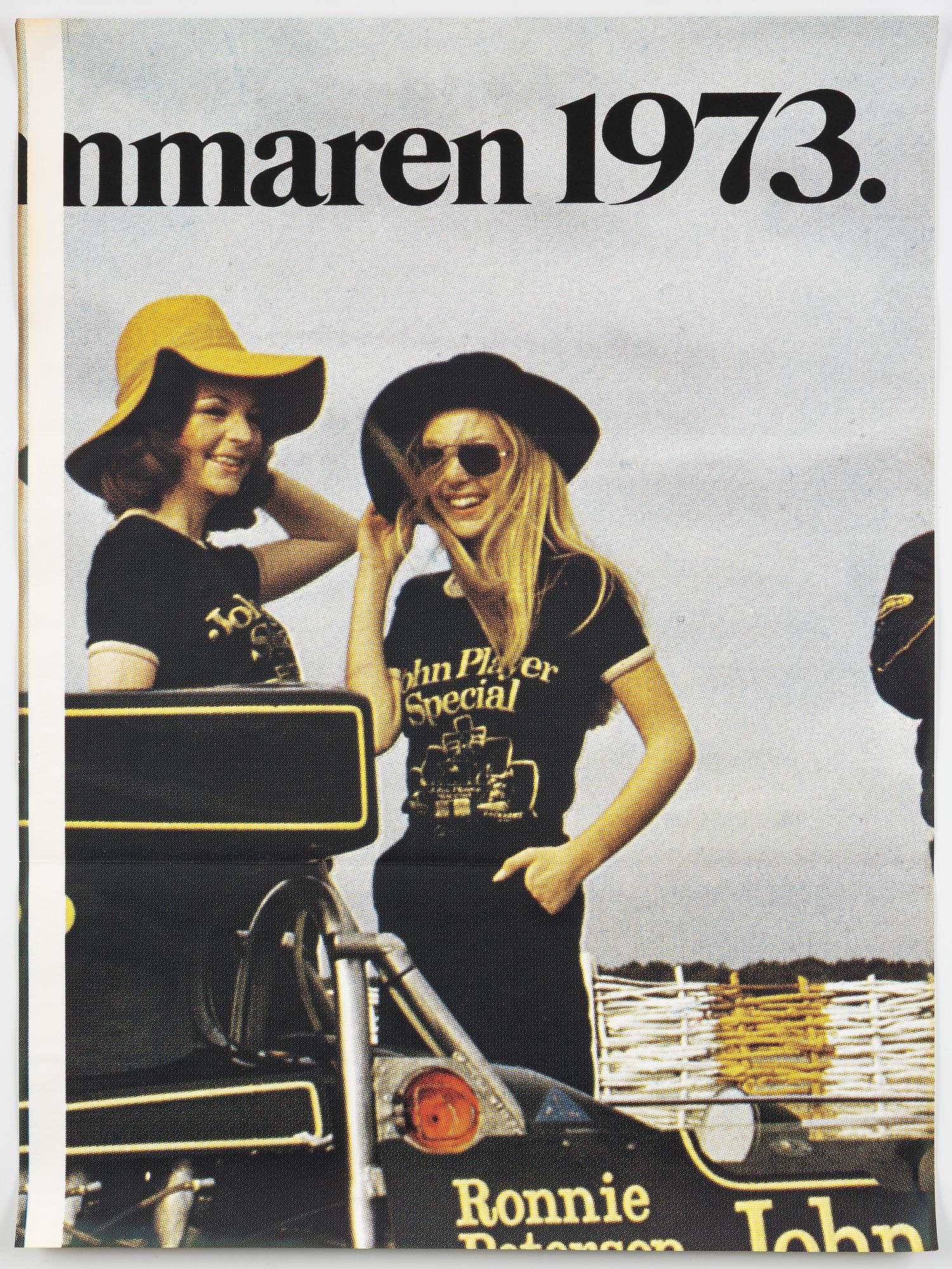 Reklamaffisch, "Pommac sommaren 1973".