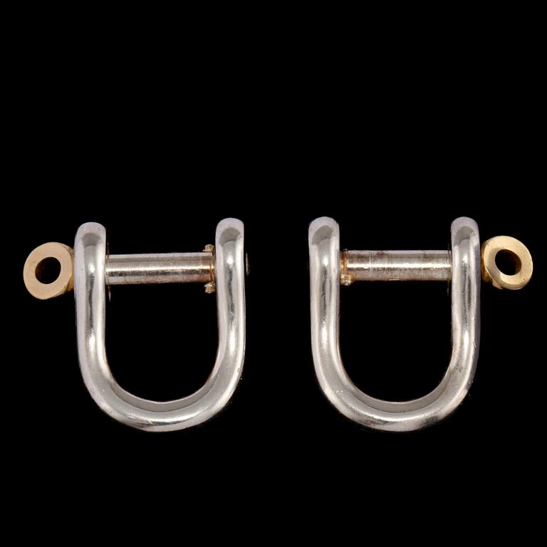 MANSCHETTKNAPPAR, ett par, sterlingsilver, Ole Lynggaard. Vikt 24 g.