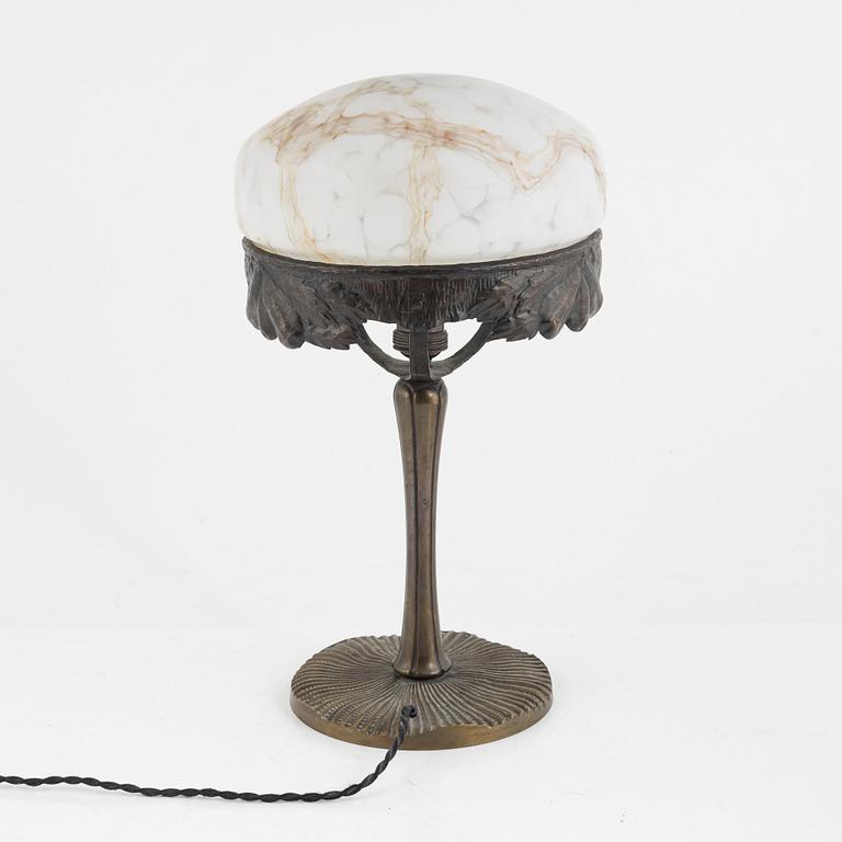 Table lamp, so-called "Strindberg lamp", Art Nouveau, early 20th century.