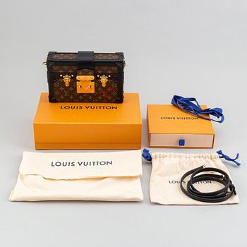 Louis Vuitton, a monogram canvas 'Petite Malle Trunk Messenger Bag', 2018.