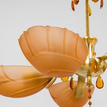 Paavo Tynell, taklampa modell 1469/5, Taito, 1930-tal.