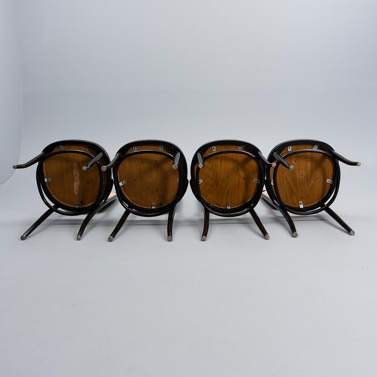 STOLAR, 4 st, Thonet, 1900-talets första hälft.