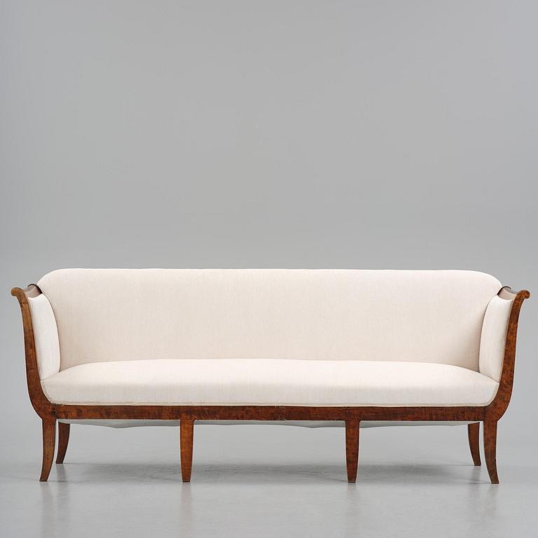 Carl Malmsten, soffa, Swedish Grace, Svenska Möbelfabrikerna, Bodafors, 1920-tal.
