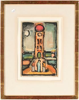 Georges Rouault · GEORGES ROUAULT, akvatint, 1938.