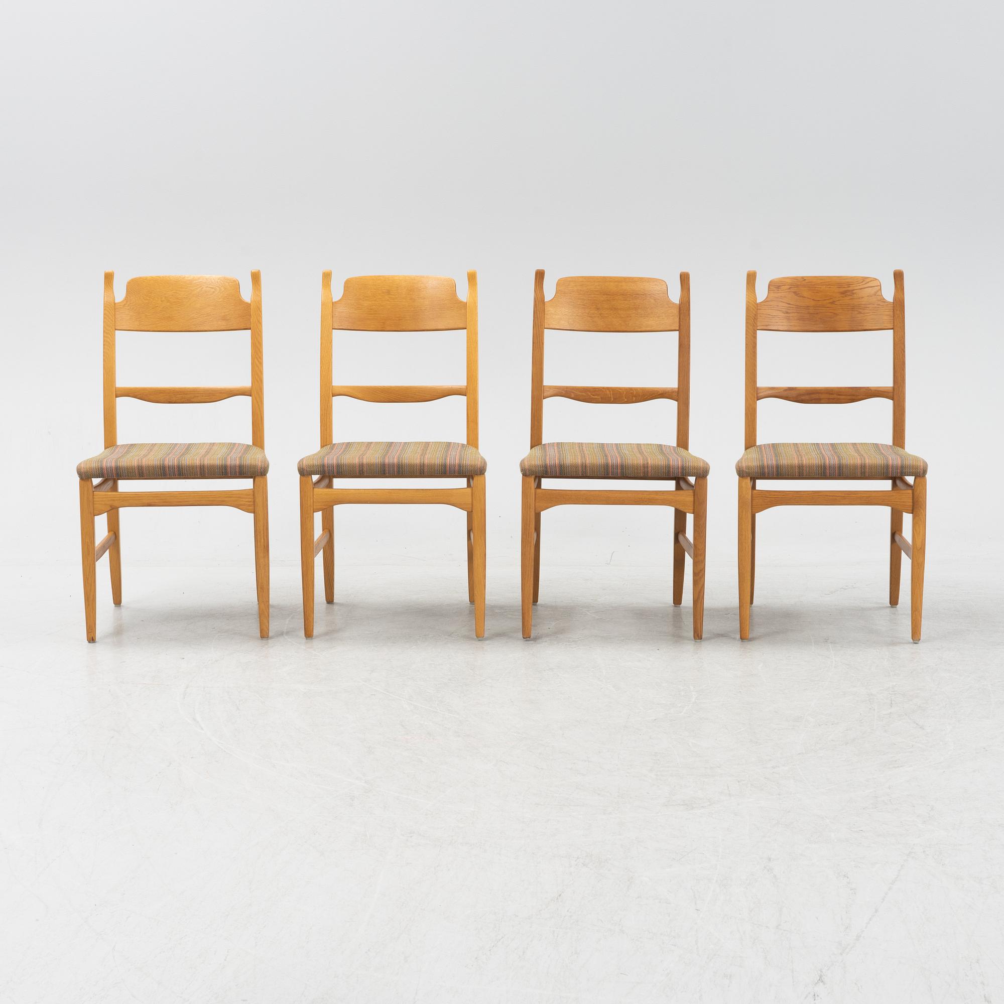 A set of four chairs by Carl Malmsten, second half of the 20th Century.