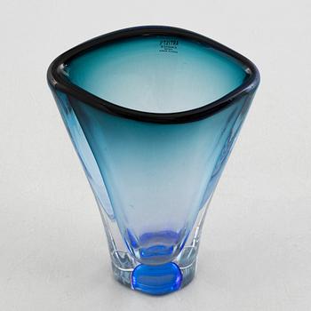 Göran Wärff, a glass vase and a bowl, 'Vision', Kosta Boda.