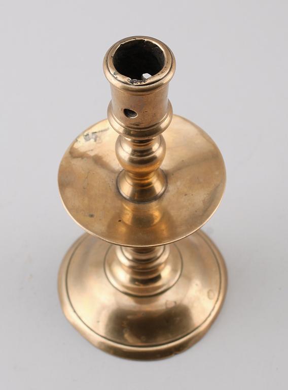 LJUSSTAKE, mässing, 1500-tal.