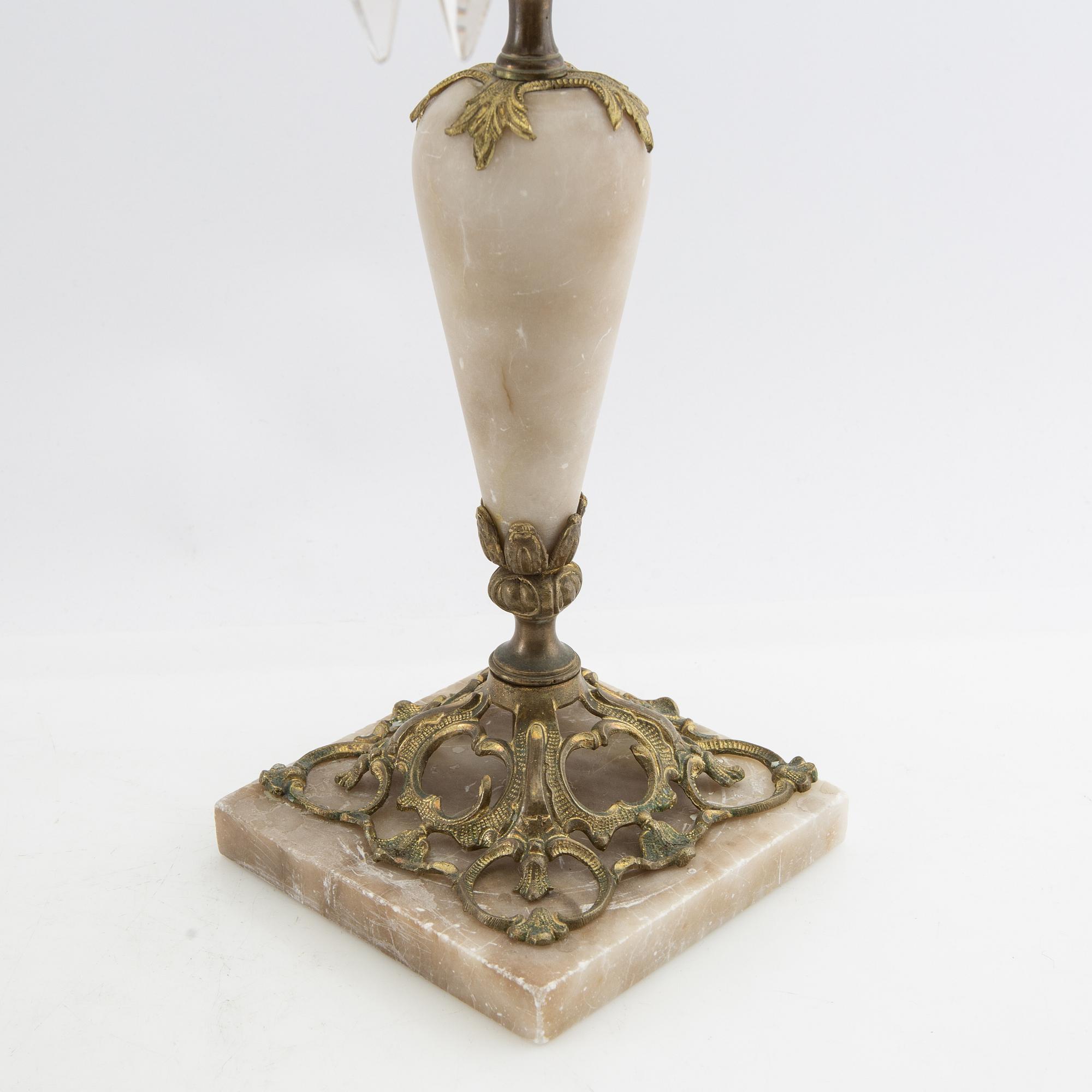 Kandelabrar ett par Louis XV-stil 1900-talets första hälft.