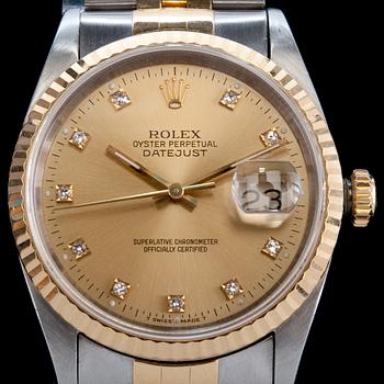 HERRARMBANDSUR, Rolex Oyster Perpetual Datejust .