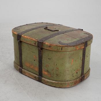 Two pine boxes, 19th Century.