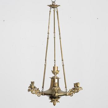 Table lamp, Empire style, 19th century.