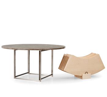 141. Poul Kjaerholm, a "PK54A" dining table, Fritz Hansen, 2020.