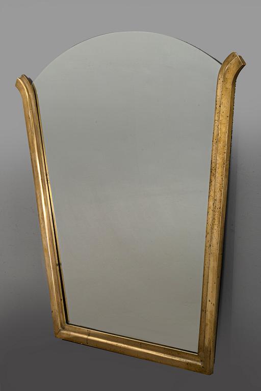 SPEGEL, mässing. Art Deco.