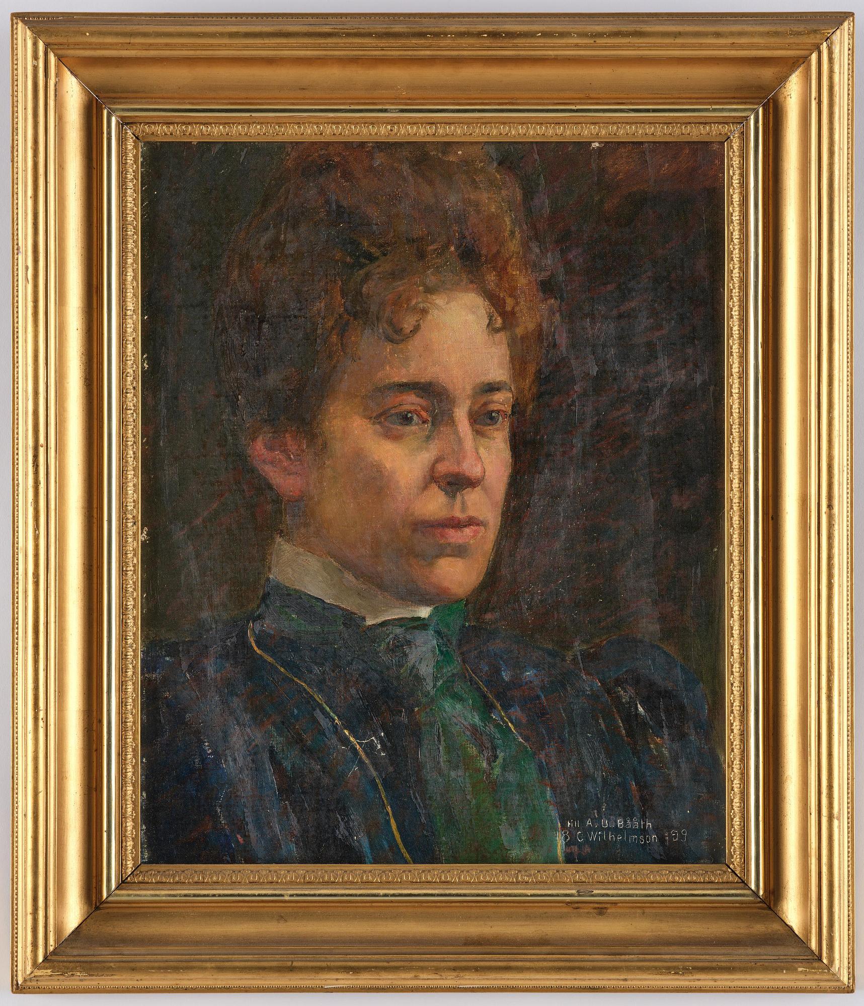 Carl Wilhelmson, Portrait of an Emma Bååth (1864–1964).