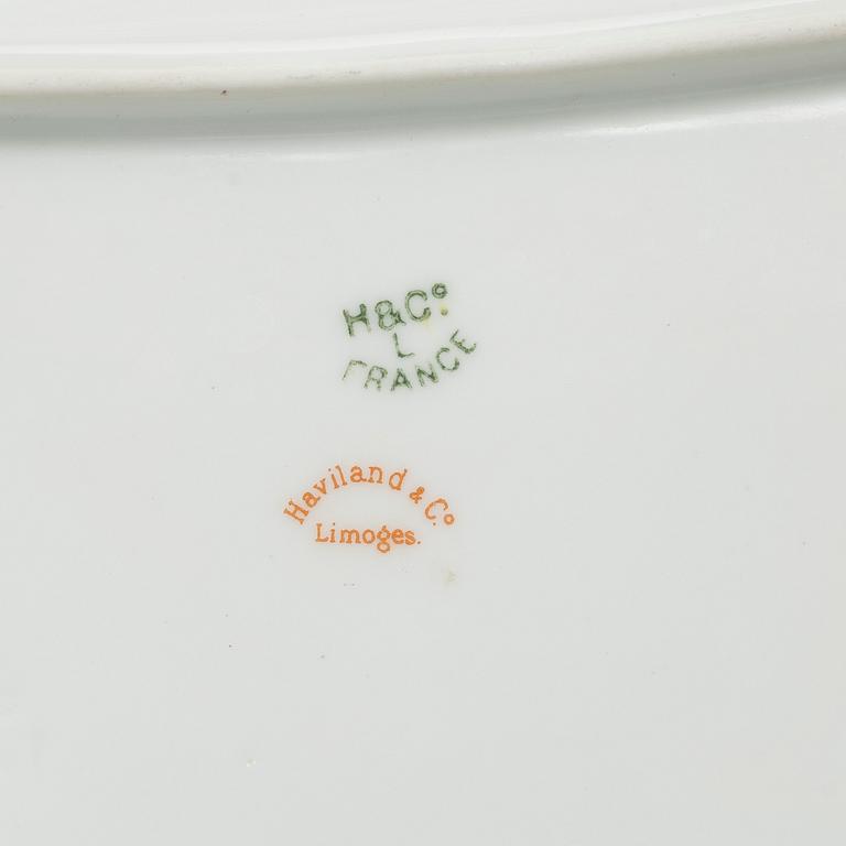 A 146-piece dinner service, Frank Haviland & Co, Paris Limoges, France, circa 1900.