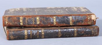 BÖCKER, 2 st, "Fredmans epistlar", 1836, samt "Fredmans sånger", 1836.