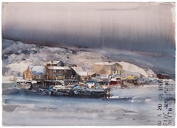 Lars Lerin, "Lofoten".