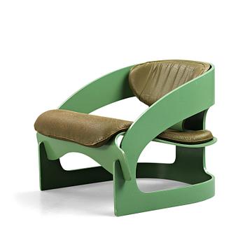 Joe Colombo, JOE COLOMBO, an easy chair, model 4801 for Kartell, Italy 1960-70's.