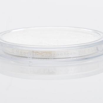 En samling minnesmedaljer, 12 st, sterling silver, Tove Jansson och Mumin, Rahapaja Oy, Finland 2004-2005.