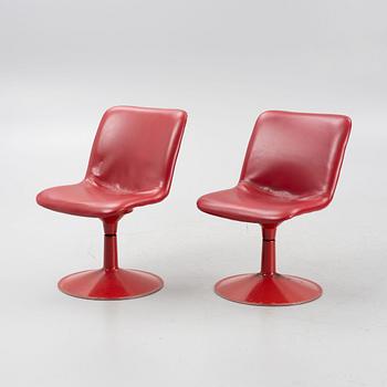 Yrjö Kukkapuro, a pair of "Saturnus" chairs, Hiami, Finland, 1970's.