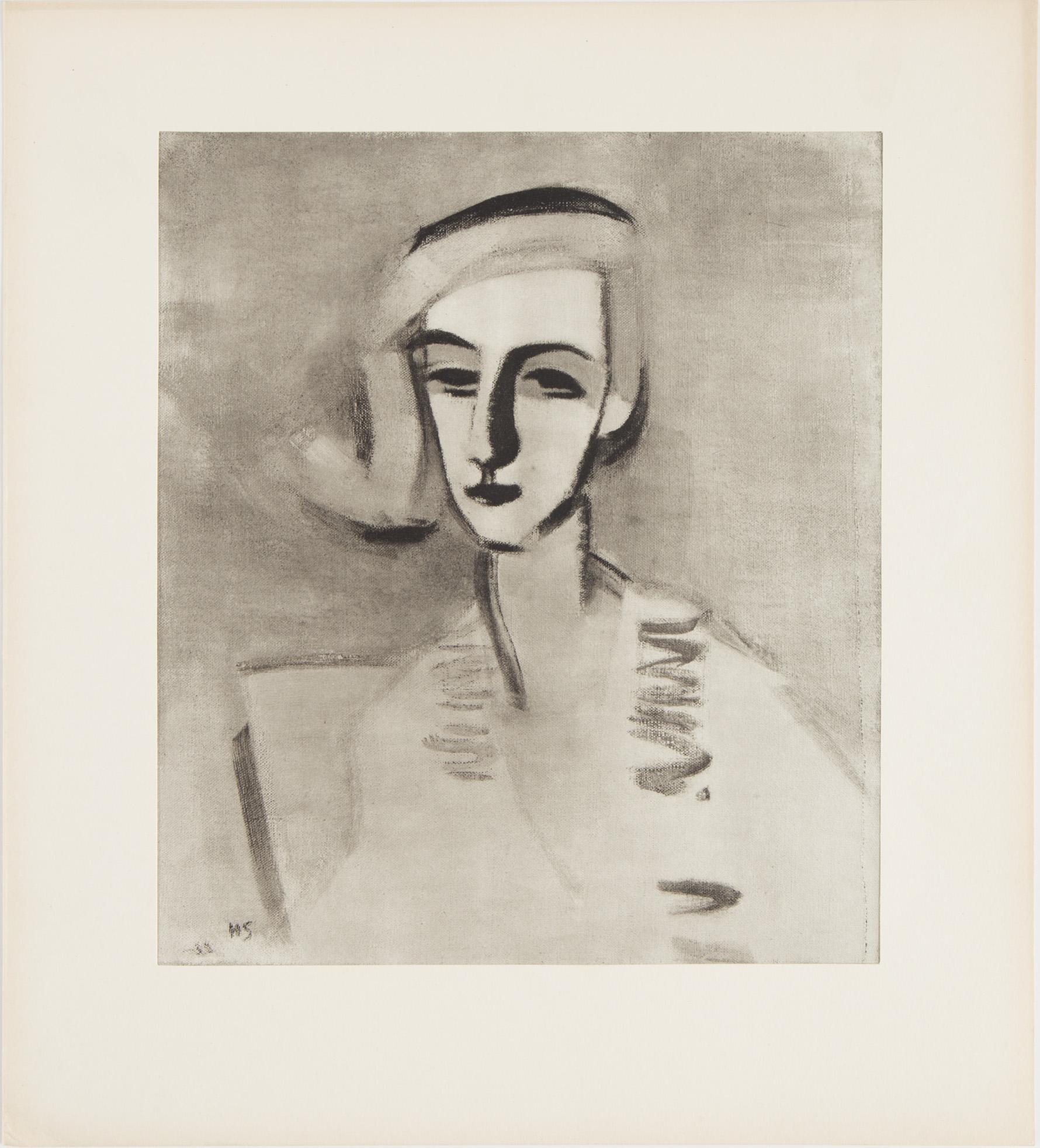 A folder with 58 reproductions after Helene Schjerfbeck.