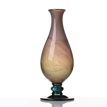 Simon Gate, a "graal" glass vase, Orrefors 1917, no 342.
