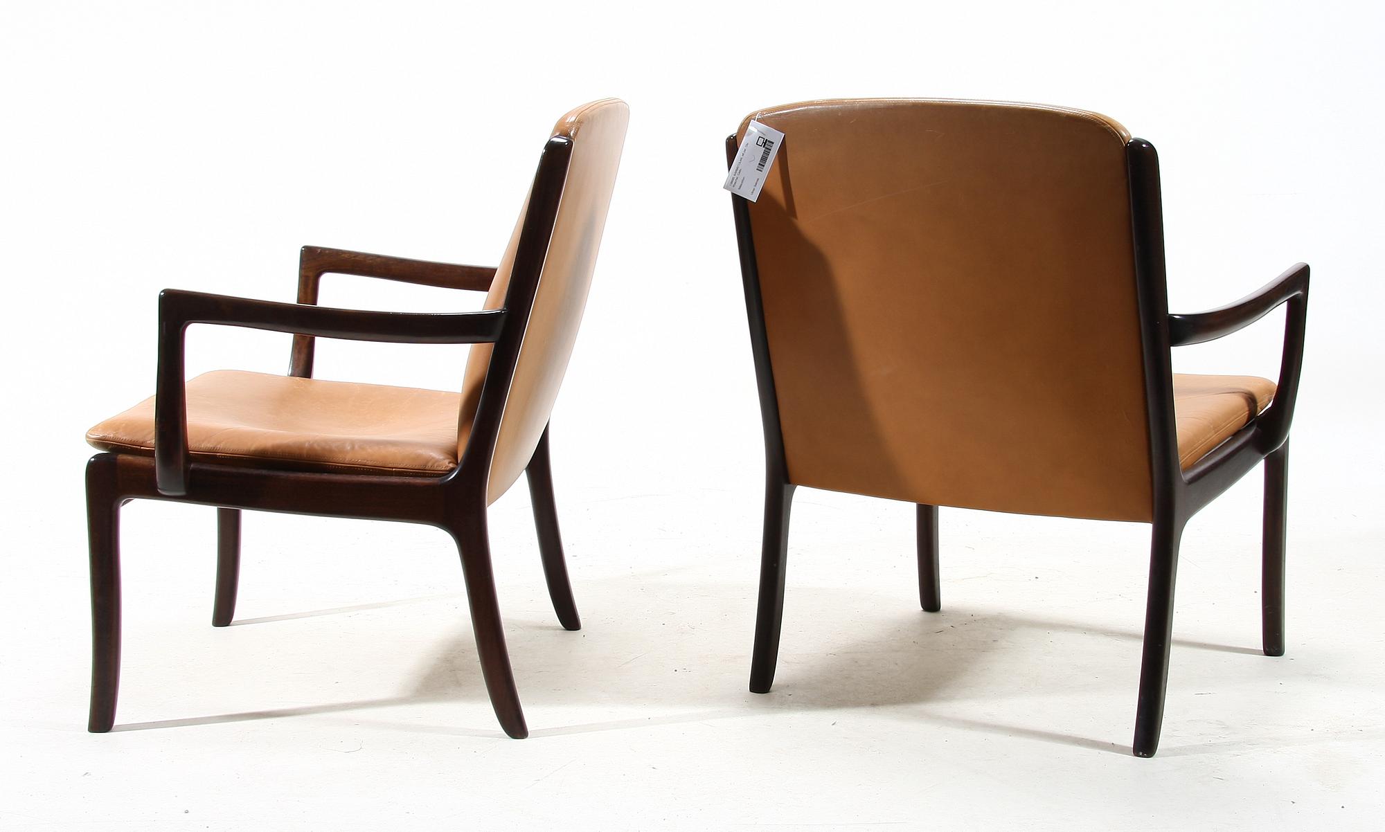 KARMSTOLAR, ett par, Ole Wanscher, Cado.